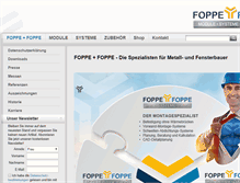 Tablet Screenshot of foppe.de